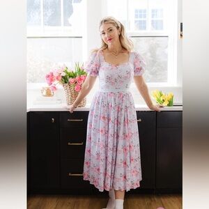 Ivy City Co. - BALLERINA DRESS IN PINK BLOSSOM
